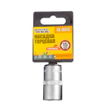 Насадка торцева 6-гранна MASTERTOOL 1/2" 15 мм CRV 78-0015 - Зображення 2