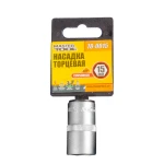 Насадка торцева 6-гранна MASTERTOOL 1/2" 15 мм CRV 78-0015 - Зображення 2