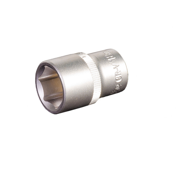 Насадка торцева 6-гранна MASTERTOOL 1/2" 18 мм CRV 78-0018