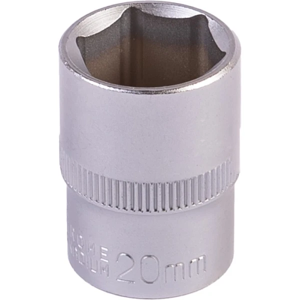 Насадка торцева 6-гранна MASTERTOOL 1/2" 20 мм CRV 78-0020