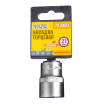 Насадка торцева 6-гранна MASTERTOOL 1/2" 21 мм CRV 78-0021 - Зображення 2