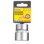 Насадка торцева 6-гранна MASTERTOOL 1/2" 27 мм CRV 78-0027 - Зображення 2