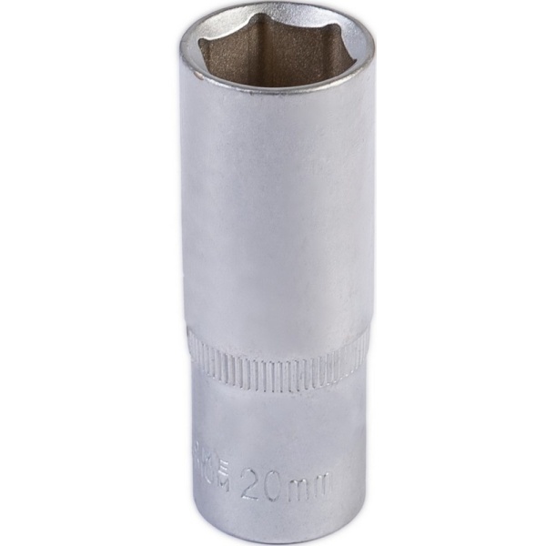 Насадка торцева 6-гранна MASTERTOOL 1/2" 20 мм CRV 78-0520
