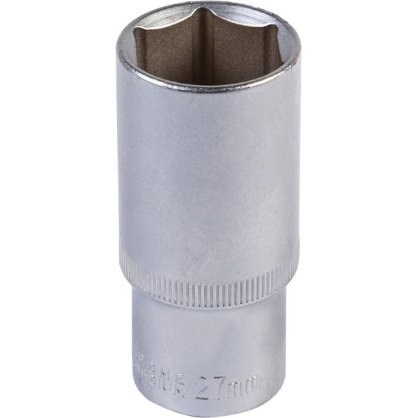 Насадка торцева 6-гранна MASTERTOOL 1/2" 27 мм CRV 78-0527