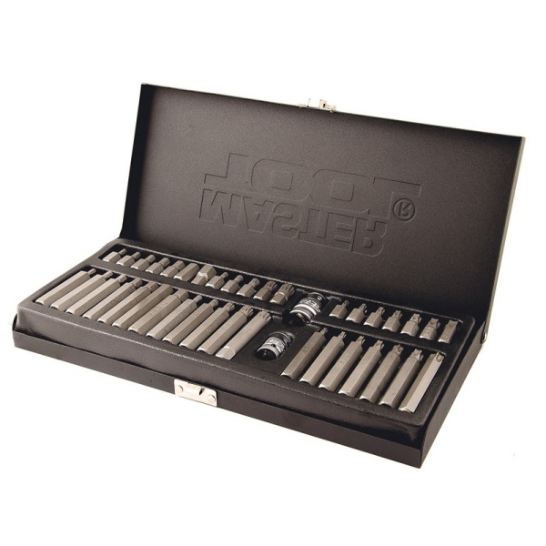 Набір насадок ударних MASTERTOOL (TORX/HEX/SPLINE) 40 шт 78-1240
