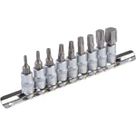 Набір викруткових насадок MASTERTOOL CRV 1/4" TORX 9 шт (Т10/15/20/27/30/40/45/50/60) 78-1400