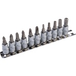 Набір викруткових насадок MASTERTOOL CRV 1/4" 11 шт (PH1/2/3/PZ1/2/3/H3/4/5/6/7) 78-1401