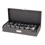 Набір насадок торцевих MASTERTOOL CRV E-TORX 14 шт. 78-1414