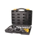 Набір торцевих насадок MASTERTOOL PROFI CrV 1/4"-1/2" тріскачка 72Т 72 шт кейс 78-5072-PF