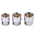 Набір торцевих насадок MASTERTOOL PROFI CrV 1/4"-1/2" тріскачка 72Т 111 шт кейс 78-5111 - Зображення 7
