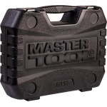 Набір ключів і торцевих насадок MASTERTOOL PROFI 1/4"-1/2" тріскачка 72Т 82 шт кейс 78-5182 - Зображення 8