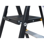 Стрім'янка MASTERTOOL сталь+алюміній 4 сходинки h=846 мм max 150 кг 79-1204 - Зображення 4