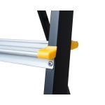 Стрім'янка MASTERTOOL сталь+алюміній 4 сходинки h=846 мм max 150 кг 79-1204 - Зображення 5