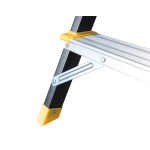 Стрім'янка MASTERTOOL сталь+алюміній 4 сходинки h=846 мм max 150 кг 79-1204 - Зображення 8