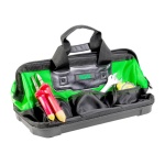 Сумка для інструментів MASTERTOOL 460х250х300 мм 1680 DEN 8 карманів пластикове дно 79-1918 - Зображення 9