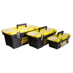 Скриньки для інструменту MASTERTOOL комплект 3 шт 13"+16"+19" знімні органайзери металеві замки (79-2313/2316/2319) 79-2004 - Зображення 2