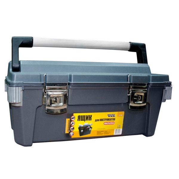 Скринька для інструменту MASTERTOOL 25.5" (650х275х265 мм) металеві замки 79-2100