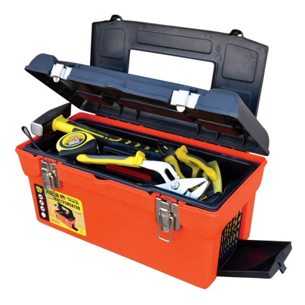 Скринька для інструменту MASTERTOOL 16.5" (420х225х210 мм) металеві замки 79-2105