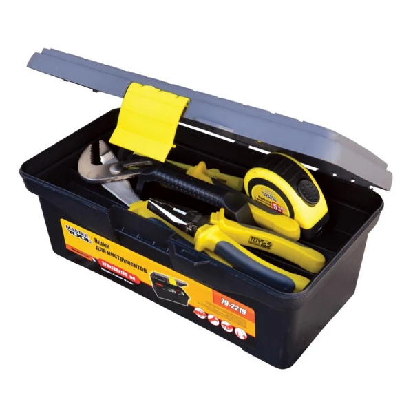 Скринька для інструменту MASTERTOOL 12.5" (320х180х130 мм) пластикові замки 79-2219