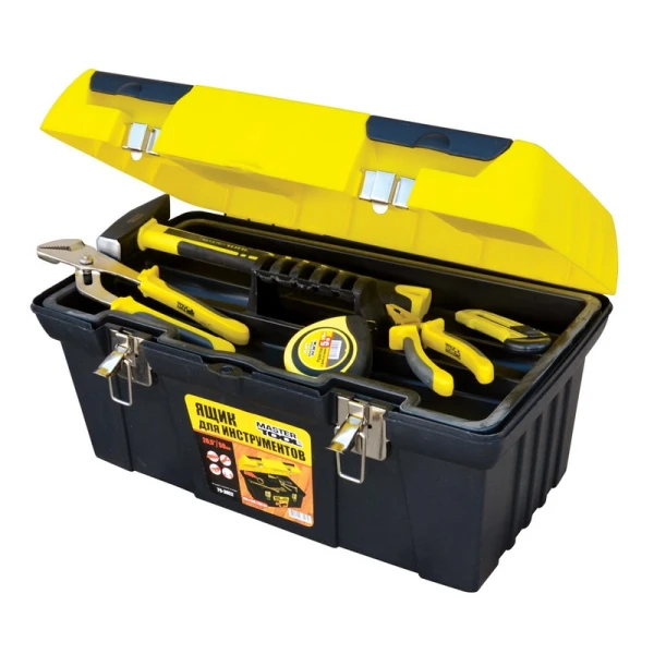 Скринька для інструменту MASTERTOOL 19" (485х275х250 мм) металеві замки 79-3052