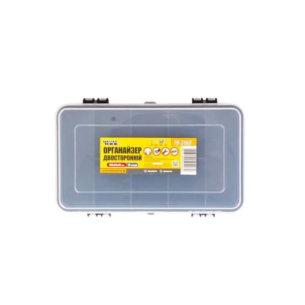 Органайзер двосторонній MASTERTOOL 13 секцій 6.3" (160х95х45 мм) 79-3160