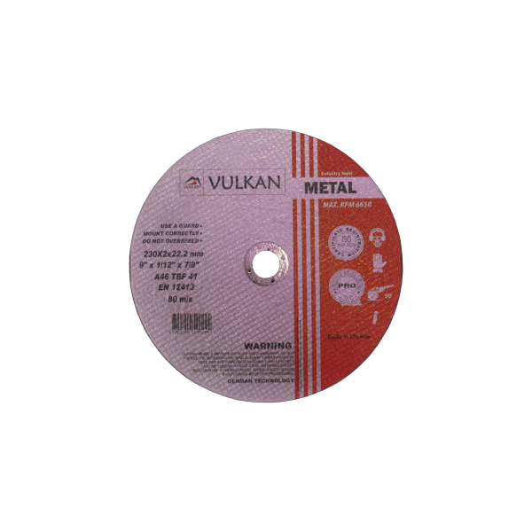 Коло відрізне Vulkan 230*2*22 сталь