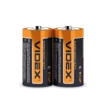 Батарейка сольова Videx R14P/C 2pcs SHRINK (24/480) (R14P/C 2pcs S)