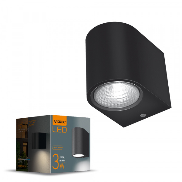 LED Світильник архітектурний IP54 VIDEX 3W 2700K (VL-AR031-032B)