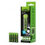 Батарейка лужна Videx LR03/AAA 4шт SHRINK