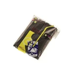 Трубочка для коктейлю кругла, чорна 3×130 мм
