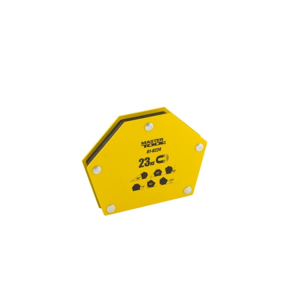 Магніт для зварювання MASTERTOOL 23 кг 30/45/60/75/90/135° 115х90 мм 81-0224