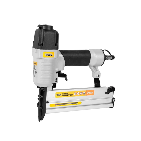 Степлер пневматичний MASTERTOOL 2в1 скоба 5.7х1х1.25 мм (16-40 мм) 11-20 мм.
