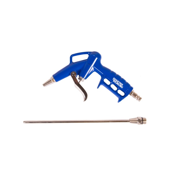 Пневмопістолет продувний MASTERTOOL Ø2 мм 2-6 бар + носик 210 мм 81-8743