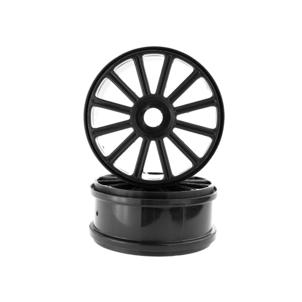 1:8 Black Rims For Buggy 2P