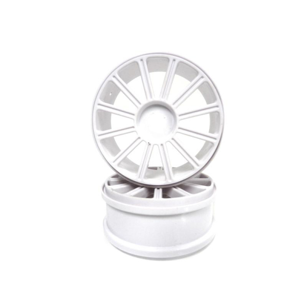 1:8 White Rims For Buggy 2P