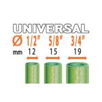 Claber Конектор 1/2"-3/4" для поливального шлангу Ergogrip бл.