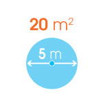 Дощувач Claber 8656 Rollina, 20 м²