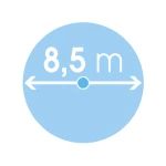 Дощувач круговий Claber 8661 Spike-Jet, 54 м² - Зображення 2