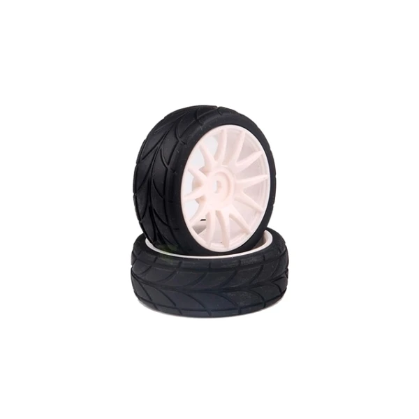 White Rim & Tire Complete (82827W+82828) 2P