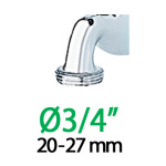 Насадка на кран Claber В1/2" - В3/4" (8557) - Зображення 2