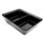 Страва для викладення продуктів, 22.5×14.7×6 см, чорна - Зображення 2