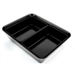 Страва для викладення продуктів, 22.5×14.7×6 см, чорна - Зображення 3