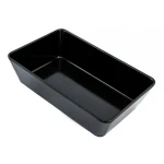 Страва для викладення продуктів, 22.5×14.7×6 см, чорна - Зображення 4