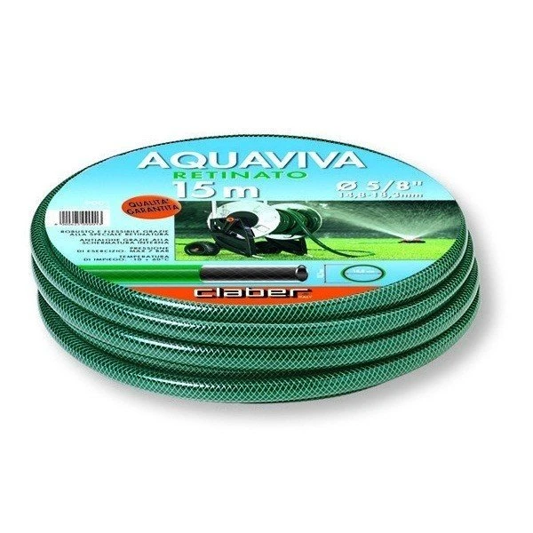 Claber Шланг поливальний 5/8" 15м Aquaviva Claber, зелений