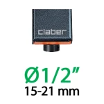 Claber Штуцер 1/2"-3/4"Н*16мм для крапельної трубки 1/2" з затисканням - Зображення 3