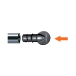 Claber Заглушка 16мм для крапельної трубки 1/2" 4шт. - Зображення 3