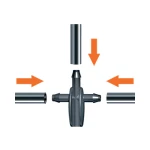 Claber Трійник 6мм для крапельної трубки 1/4" 10шт. - Зображення 3