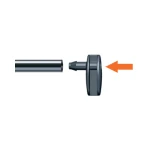 Claber Заглушка 6мм для крапельної трубки 1/4" (10шт) - Зображення 3
