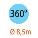 Claber Дощувач мікро 360° 8,5м (5шт) - Зображення 5