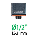 Claber Штуцер 1/2"-3/4"В*16/6мм для крапельної трубки 1/4"-1/2" - Зображення 2